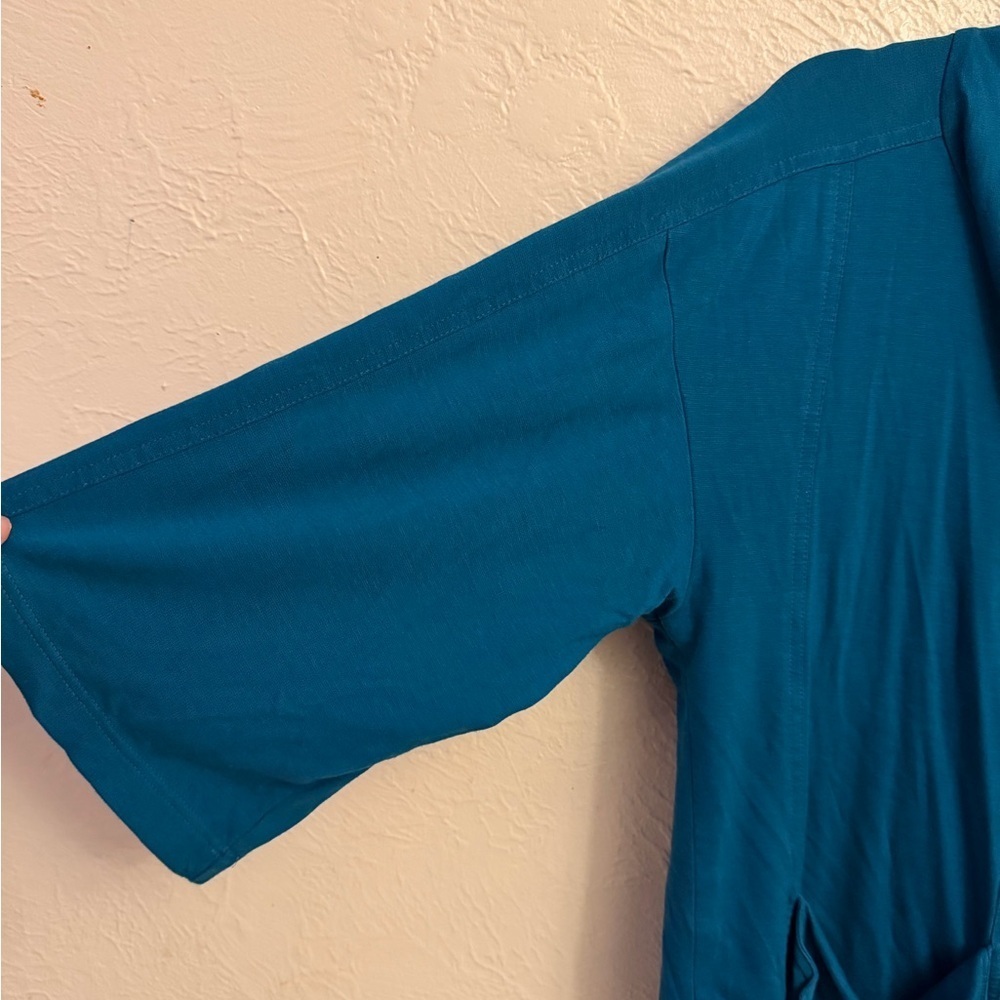 St. John Spa Zip Sweater cardigan & matching pants Stretch Jersey Knit - Picture 11 of 16